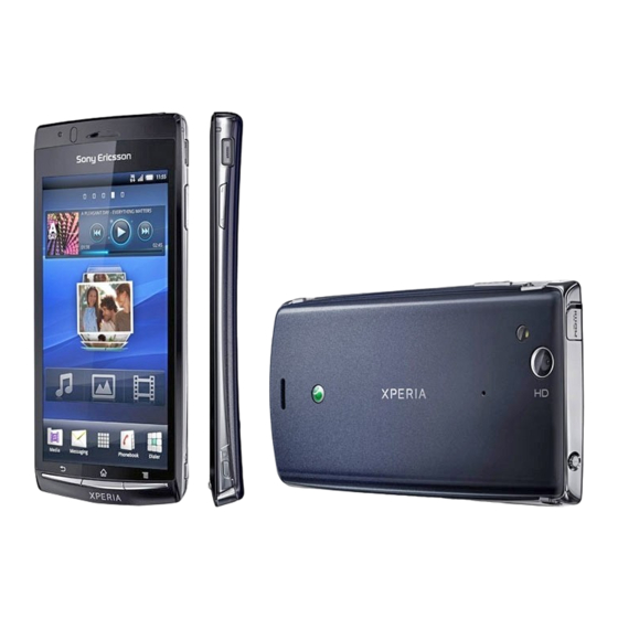 Sony Ericsson Xperia arc S Handbücher