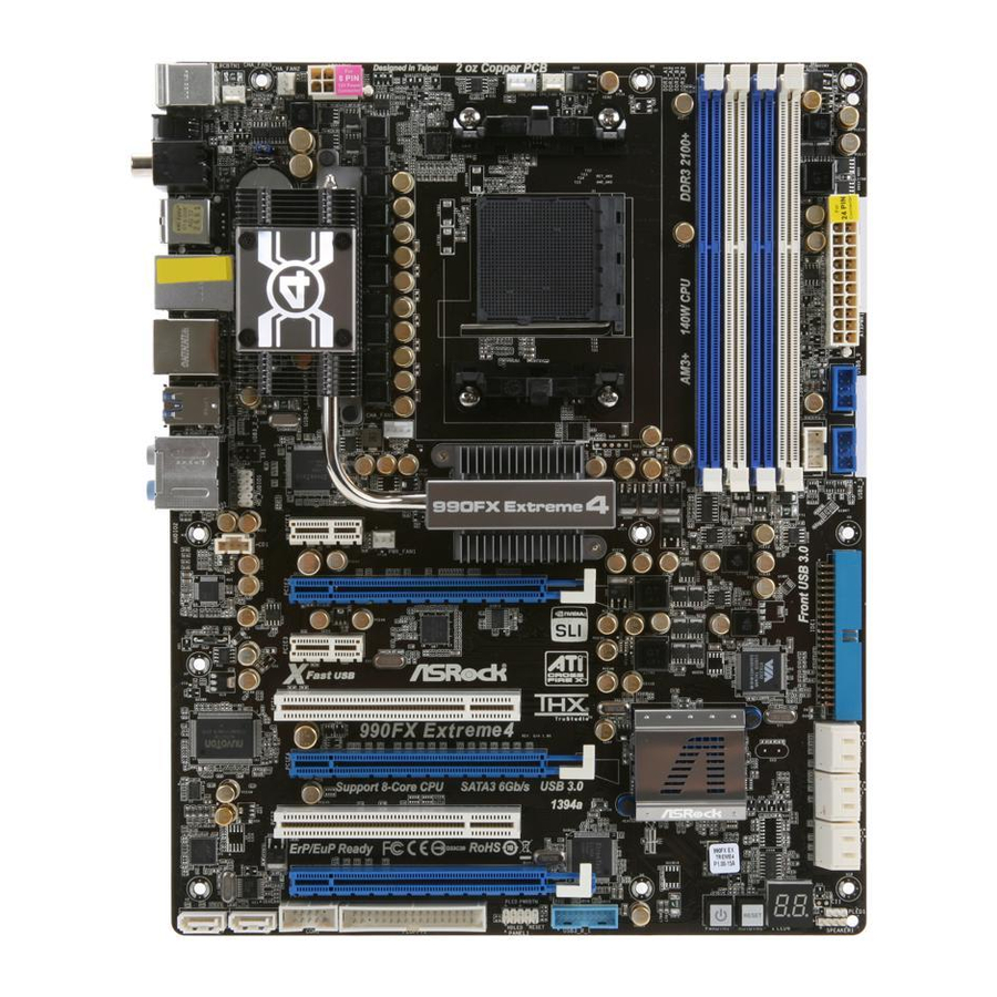 ASROCK 990FX Extreme4 Handbuch