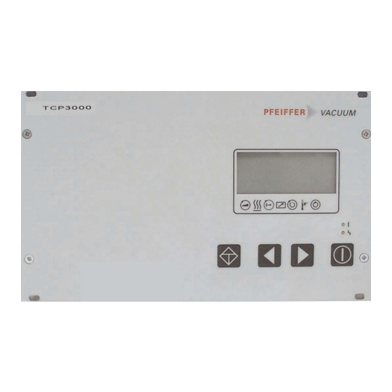 Pfeiffer Vacuum TCP 3000 Bedienungsanleitung