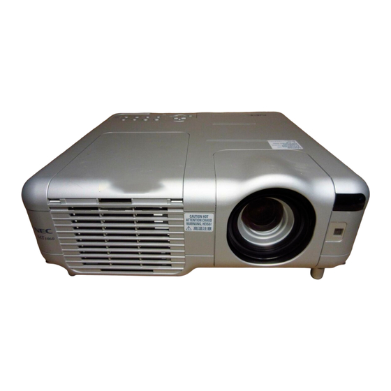 NEC MT1060 Bedienungsanleitung