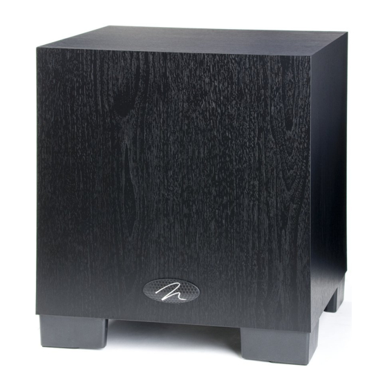 MartinLogan DYNAMO 300 Bedienungsanleitung