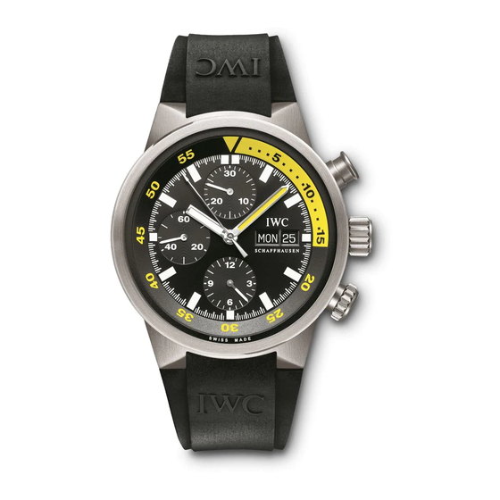 iwc AQUATIMER CHRONO-AUTOMATIC Bedienungsanleitung