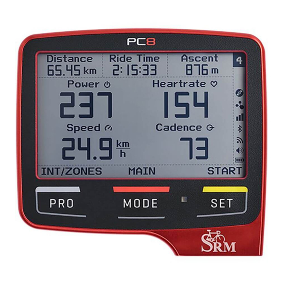 SRM PC8 Handbuch