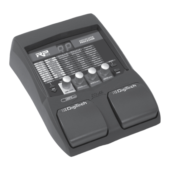 DigiTech RP155 Bedienungsanleitung