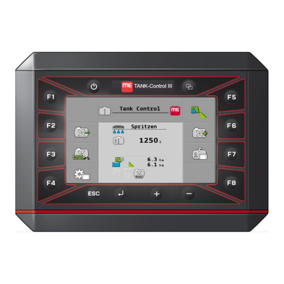 Müller Elektronik TANK-Control 3 Anbau- Und Bedienungsanleitung