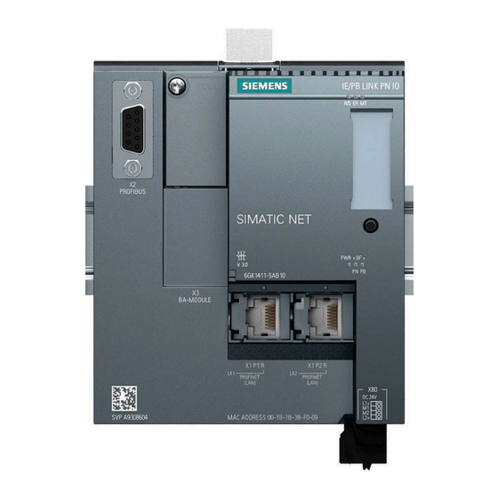 Siemens SIMATIC NET Betriebsanleitung