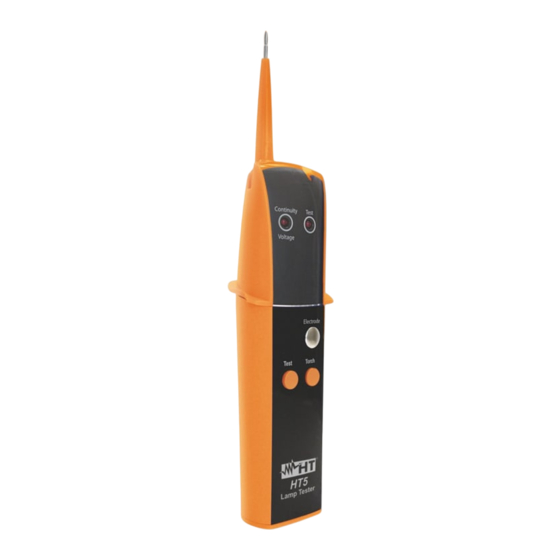 HT Instruments HT5 Bedienungsanleitung