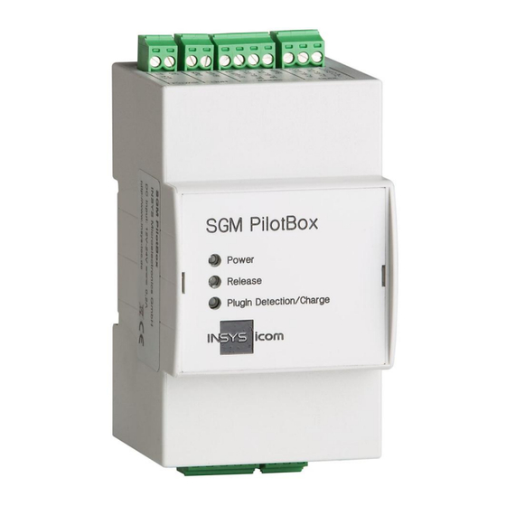INSYS SGM PilotBox Benutzerhandbuch