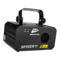 JB Systems SPYDER-RGB LASER Bedienungsanleitung