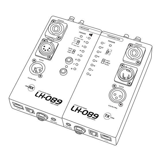Omnitronic LH-089 Bedienungsanleitung