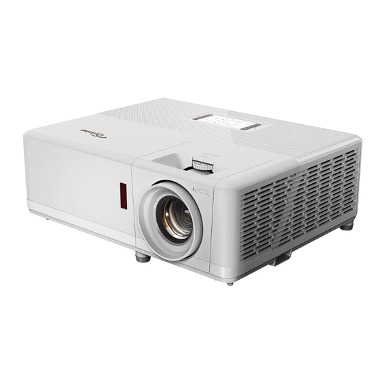 Optoma ZH507+ Bedienungsanleitung