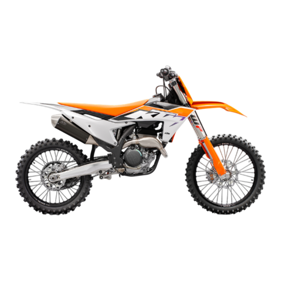 KTM 250 SX-F 2023 Bedienungsanleitung