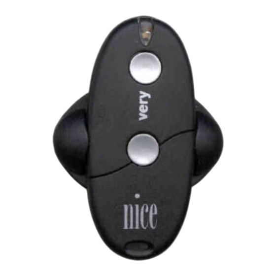 Nice FLO Serie Anleitungsheft