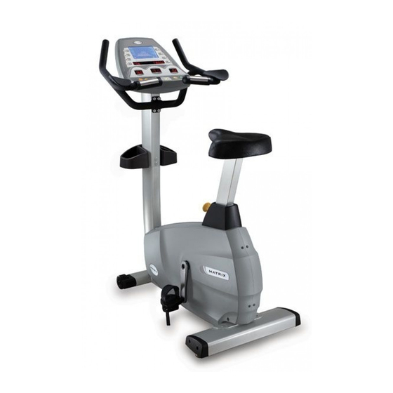 Matrix R1x Recumbent Bike Sicherheitshinweise