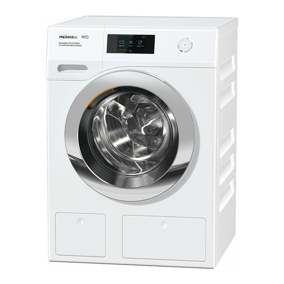 Miele WCR 890 WPS Gebrauchsanweisung