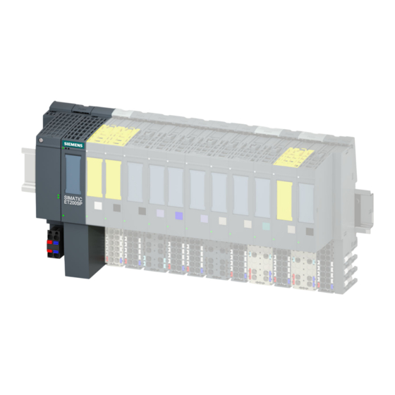 Siemens SIMATIC ET 200SP Gerätehandbuch