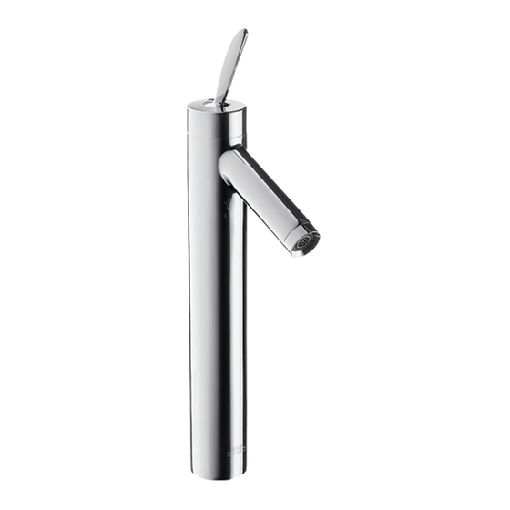 Hansgrohe Axor Starck 10020 Serie Montageanleitung