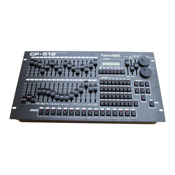 Futurelight CP-512 MST Bedienungsanleitung