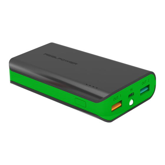 Real Power PB-6k Color Edition Powerbank Schnellstartanleitung