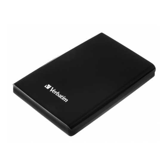 Verbatim Stor n go 1tb Benutzerhandbuch