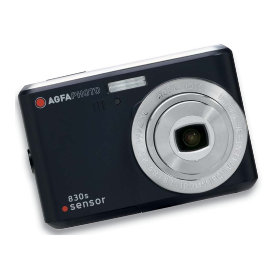 AgfaPhoto sensor 830s Bedienungsanleitung