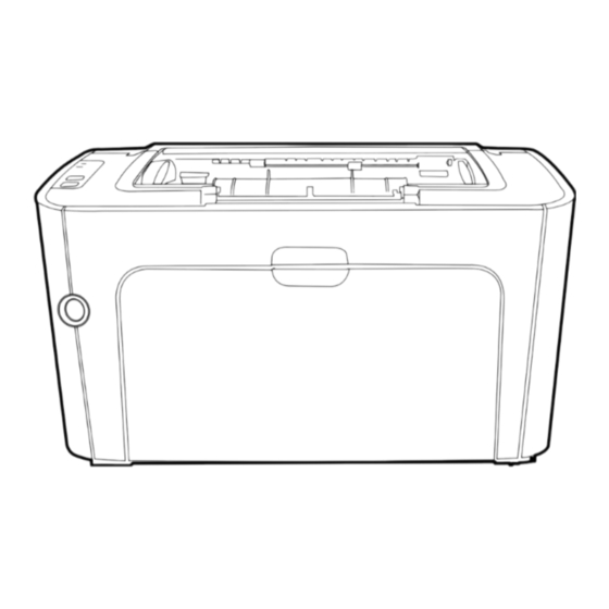 HP LaserJet P1500n Serie Leitfaden Zur Inbetriebnahme