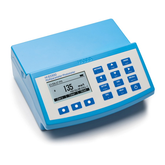 Hanna Instruments HI83300 Bedienungsanleitung