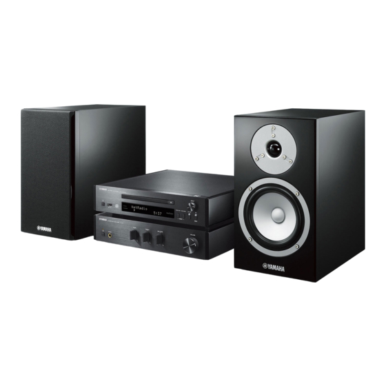 Yamaha MCRN870 BLACK Bedienungsanleitung