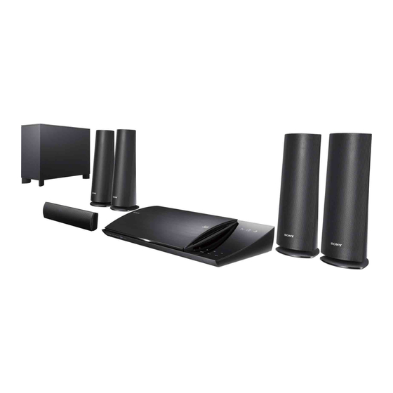 Sony BDV-N590 Kurzanleitung