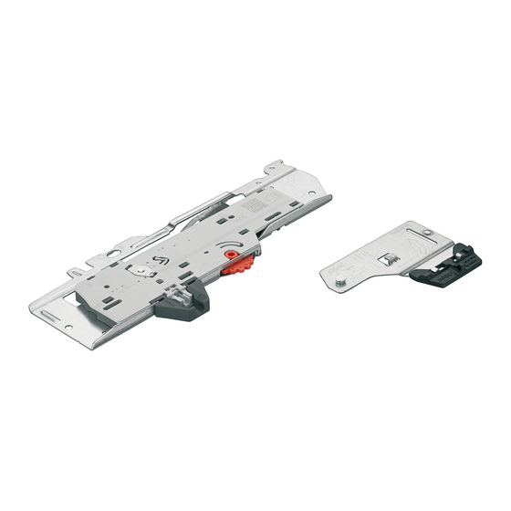 blum TIP-ON BLUMOTION TANDEMBOX Montageanleitung