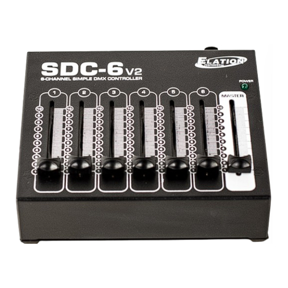 Elation SDC-6 V2 Bedienungsanleitung