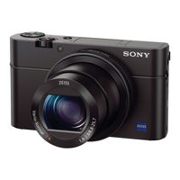Sony DSC-RX100M3 Gebrauchsanleitung