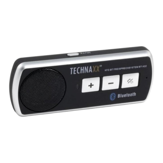 Technaxx BT-X22 Gebrauchsanleitung