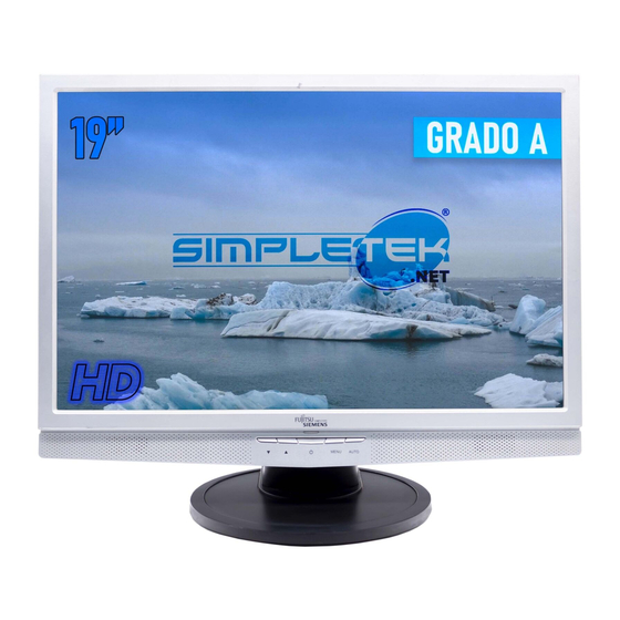 Fujitsu SIEMENS COMPUTERS L19W-9 Handbuch