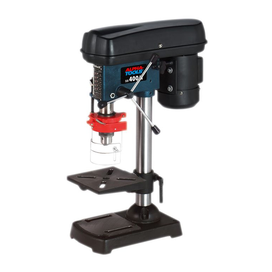 Alpha tools SB 401/1 Bedienungsanleitung