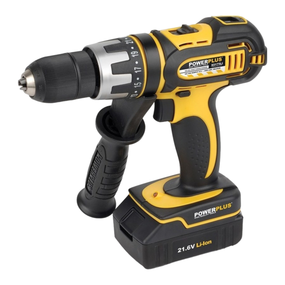 Powerplus POW X0170LI Handbuch