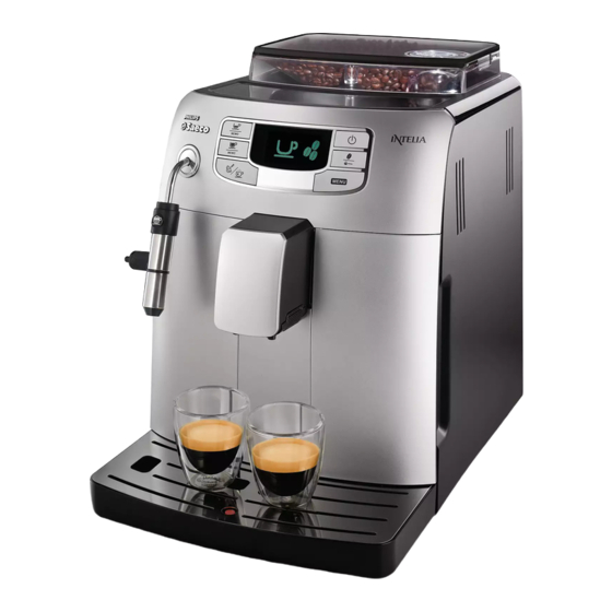 Saeco intelia evo HD8752 Bedienunganleitung