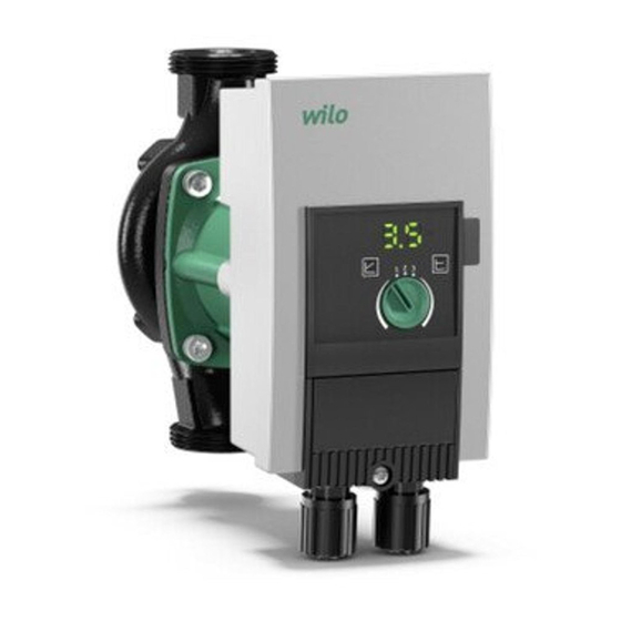 Wilo Yonos MAXO plus Einbau- Und Betriebsanleitung