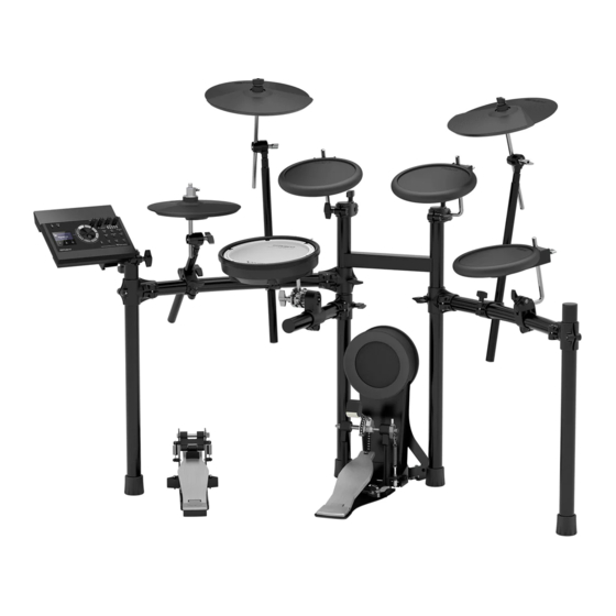 Roland V-Drums TD-17K Aufbauanleitung