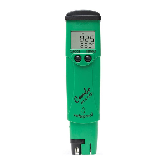 Hanna Instruments HI98121 Bedienungsanleitung