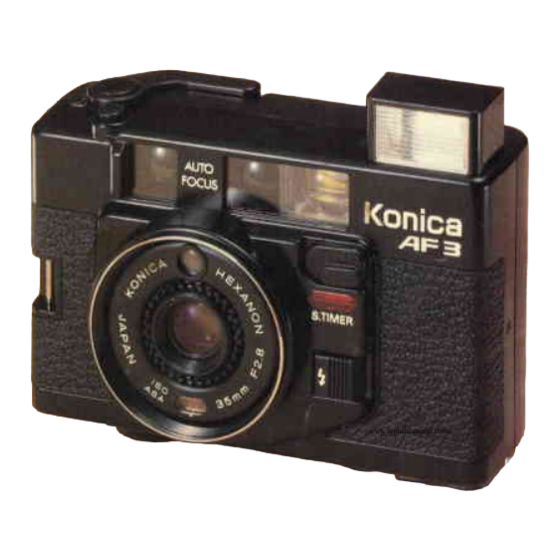 Konica AF 3 Handbuch
