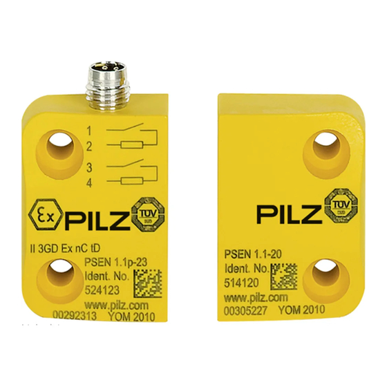 Pilz PSEN 1.1p-23 ATEX Betriebsanleitung