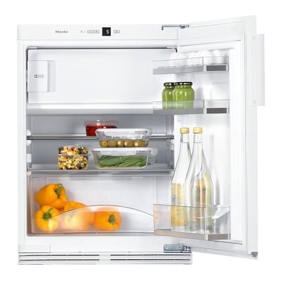 Miele K 31542-55 EF Gebrauchs- Und Montageanweisung