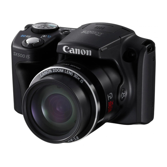 Canon PowerShot SX500 IS Handbuch: Erste Schritte