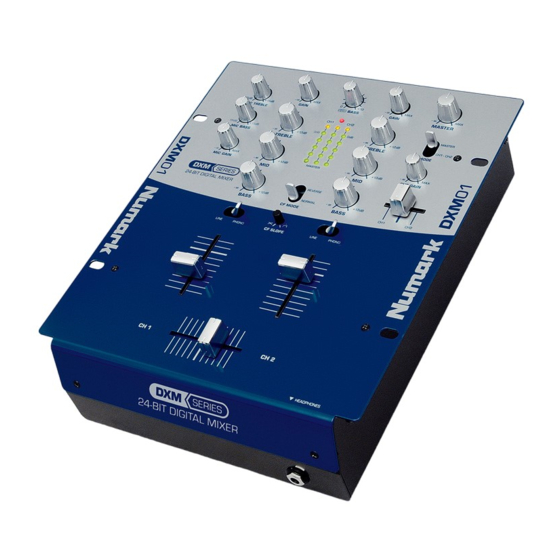 Numark DXM01 Schnellbedienungsanleitung