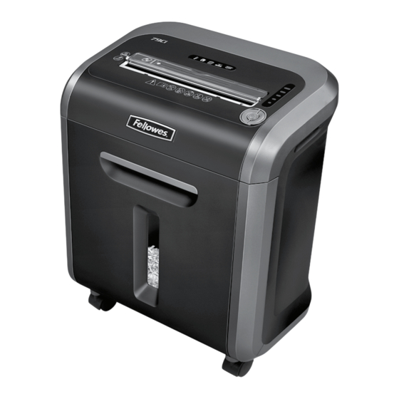 Fellowes Powershred 79Ci Anleitung
