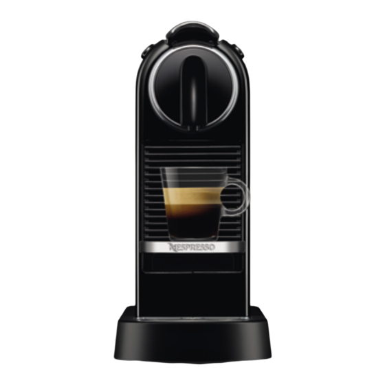 Nespresso CITIZ Bedienungsanleitung