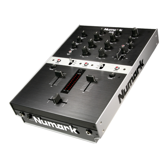 Numark X5 Kurzanleitung