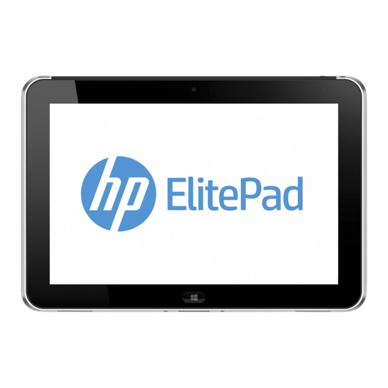 HP ElitePad 900 G1 Benutzerhandbuch