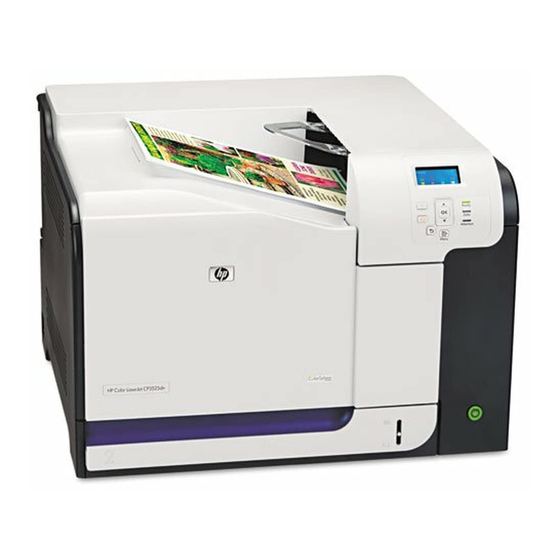 HP Color LaserJet CP3525dn Handbücher